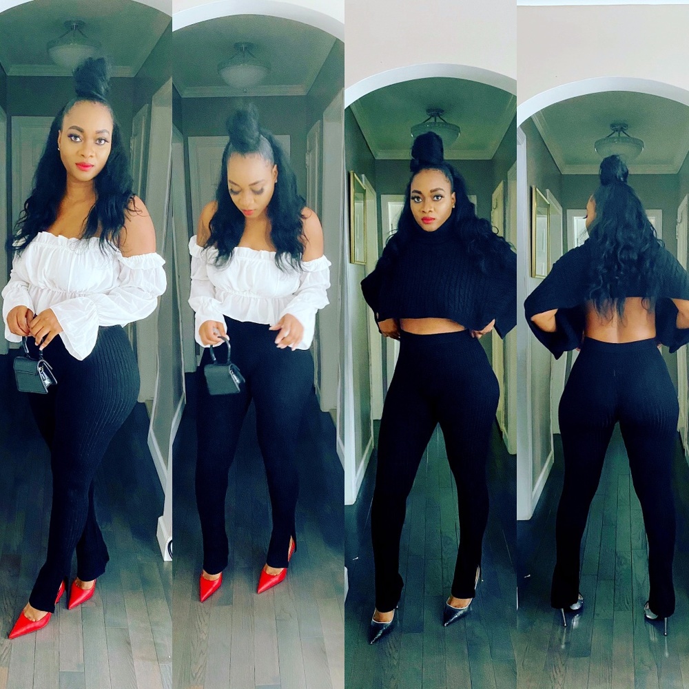 women high waist pants